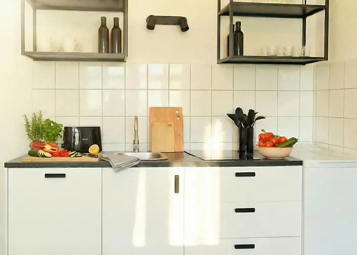 公寓 Milpau 2 - Premium-apartment - 4 Personen Mit Queensize-bett Und Einzelbetten - Zentral, Nespresso Und Smart-tv 博特罗普