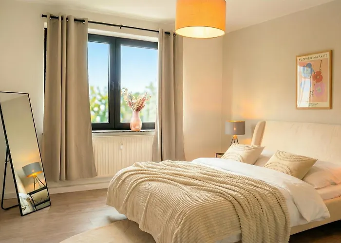 公寓 Milpau 2 - Premium-apartment - 4 Personen Mit Queensize-bett Und Einzelbetten - Zentral, Nespresso Und Smart-tv 博特罗普